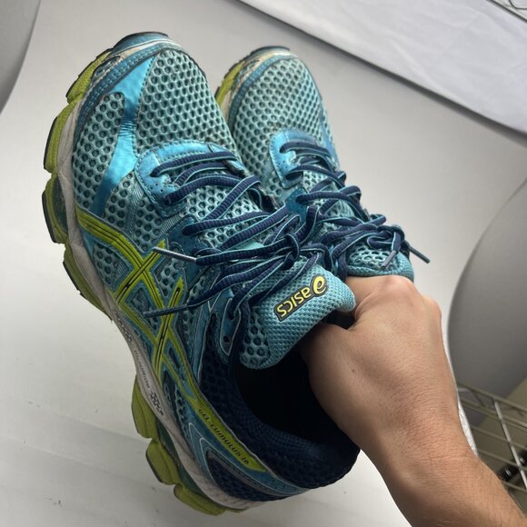 Asics Womens Gel Cumulus 16 T489N Blue Running Shoes Sneakers Size 9.5 - Picture 5 of 12